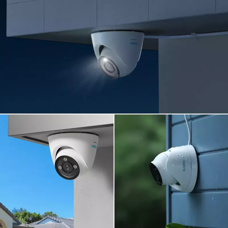 Cámara de vigilancia IP Reolink P434 4K, domo, 8 MP, 3840×2160, PoE/DC, 2,8–8 mm, visión nocturna IR 30 m, microSD hasta 256 GB