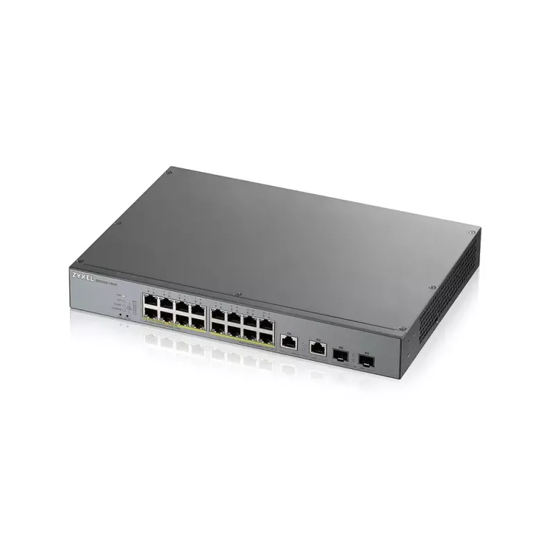 Zyxel GS1350-18HP-EU0101F Switch de red Gestionado L2 Gigabit Ethernet (10/100/1000) Power over Ethernet (PoE) Gris