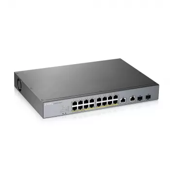 Zyxel GS1350-18HP-EU0101F Switch de red Gestionado L2 Gigabit Ethernet (10/100/1000) Power over Ethernet (PoE) Gris