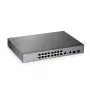 Zyxel GS1350-18HP-EU0101F Switch de red Gestionado L2 Gigabit Ethernet (10/100/1000) Power over Ethernet (PoE) Gris