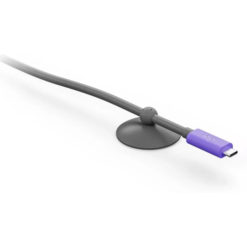 Cable USB Logitech 952-000195 USB 3.2 Gen 2 5 m USB-C Grafito Violeta