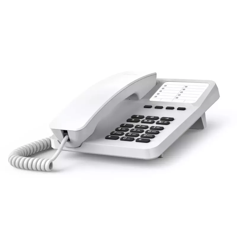 Teléfono analógico Gigaset DESK 400 Blanco Auricular con cable 10 entradas de agenda