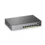 Switch de red Zyxel GS1350-12HP-EU0101F gestionado L2 Gigabit Ethernet (10/100/1000) Power over Ethernet (PoE) gris