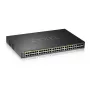Switch de red Zyxel GS2220-50HP-EU0101F gestionado L2 Gigabit Ethernet (10/100/1000) Power over Ethernet (PoE) negro