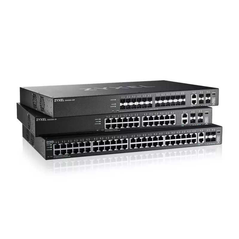 Zyxel XGS2220-30 gestionado L3 Gigabit Ethernet (10/100/1000) negro