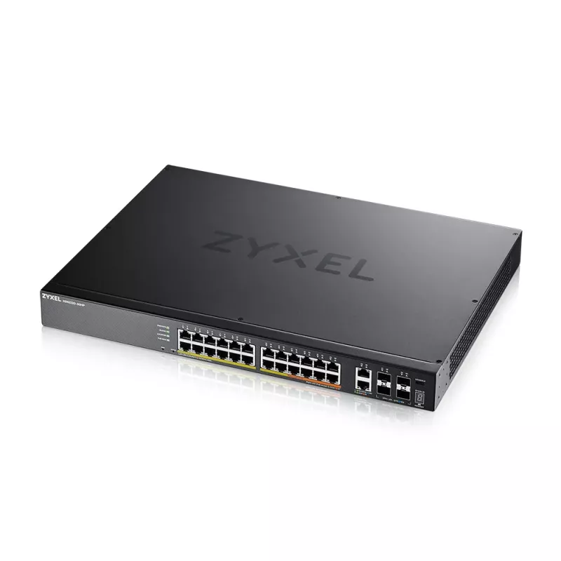 Zyxel XGS2220-30HP gestionado L3 Gigabit Ethernet (10/100/1000) Power over Ethernet (PoE) negro
