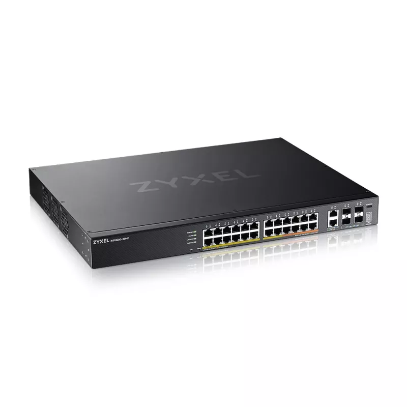 Zyxel XGS2220-30HP gestionado L3 Gigabit Ethernet (10/100/1000) Power over Ethernet (PoE) negro