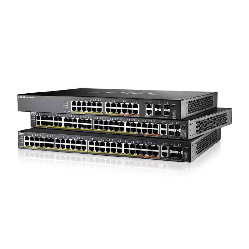 Zyxel XGS2220-30HP gestionado L3 Gigabit Ethernet (10/100/1000) Power over Ethernet (PoE) negro