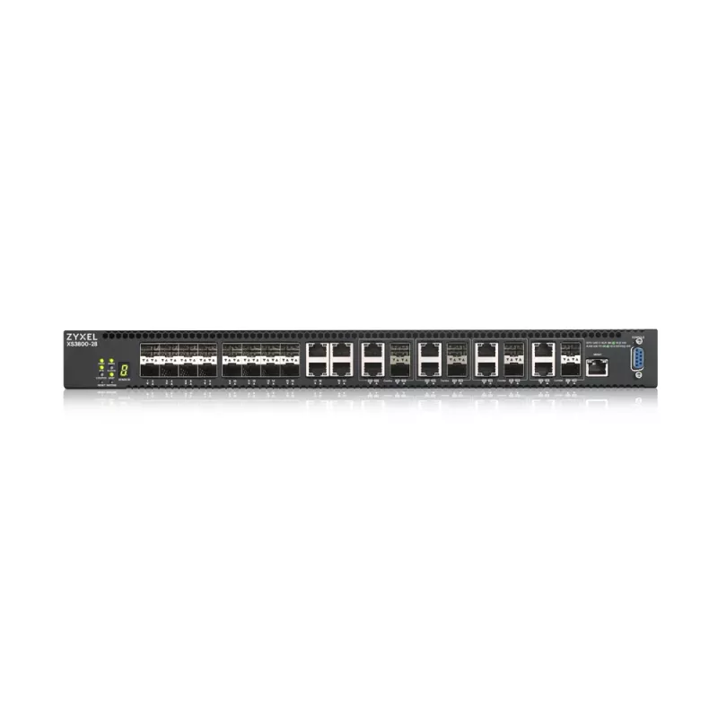 Zyxel XS3800-28 gestionado L2+ 10G Ethernet (100/1000/10000) negro