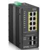 Zyxel RGS200-12P gestionado L2 Gigabit Ethernet (10/100/1000) Power over Ethernet (PoE) negro