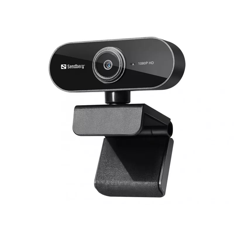 Webcam USB Sandberg Flex 1080P HD, 2 MP, 1920 x 1080 píxeles, Full HD, 30 fps, USB, negro