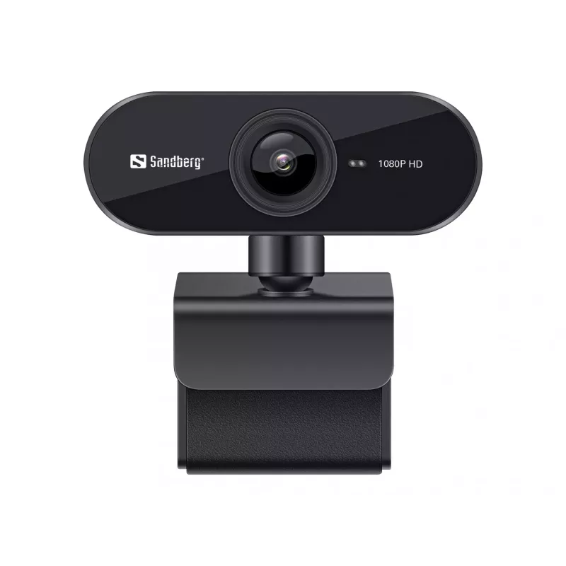 Webcam USB Sandberg Flex 1080P HD, 2 MP, 1920 x 1080 píxeles, Full HD, 30 fps, USB, negro