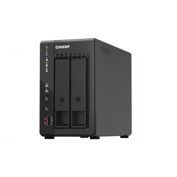 NAS QNAP TS-253E torre Intel® Celeron® J6412 8 GB 0 TB QNAP QTS negro
