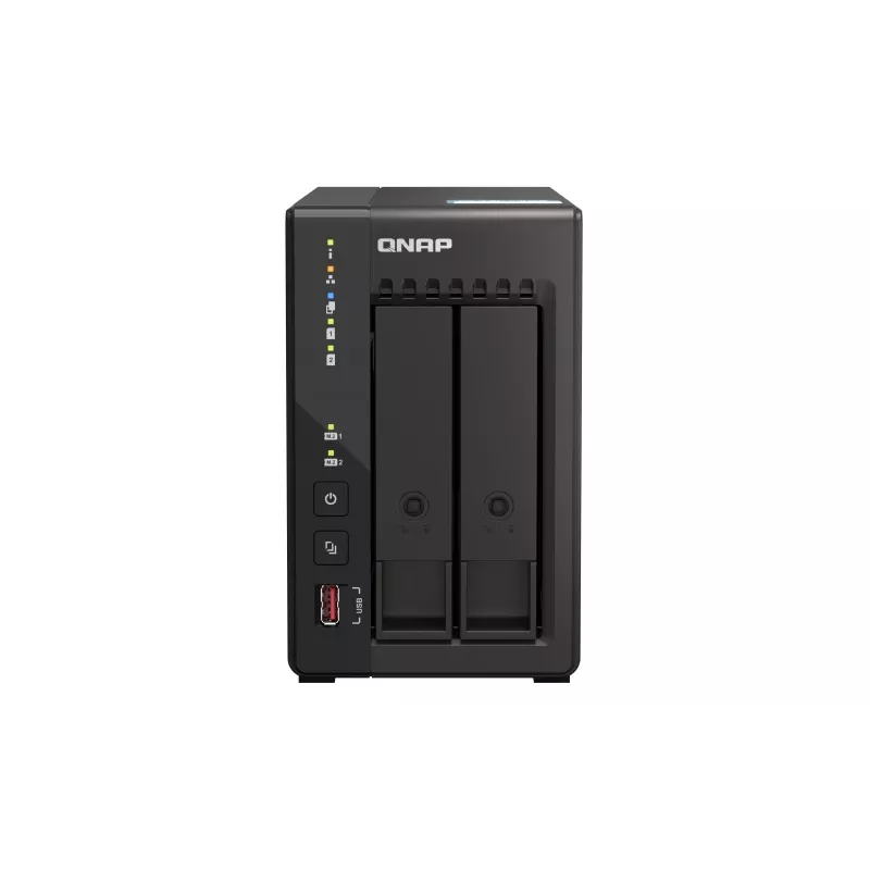 NAS QNAP TS-253E torre Intel® Celeron® J6412 8 GB 0 TB QNAP QTS negro