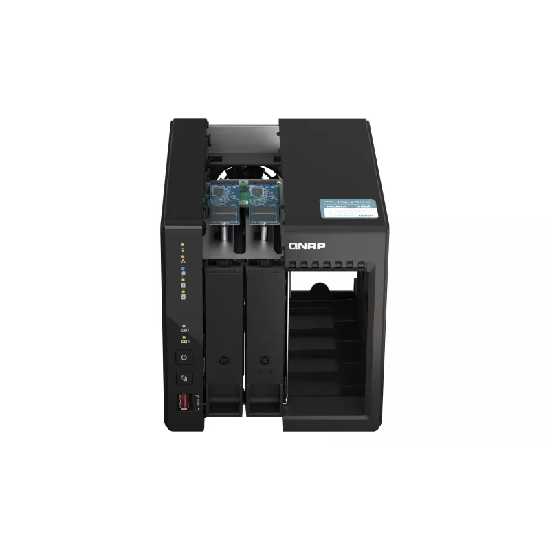 NAS QNAP TS-253E torre Intel® Celeron® J6412 8 GB 0 TB QNAP QTS negro
