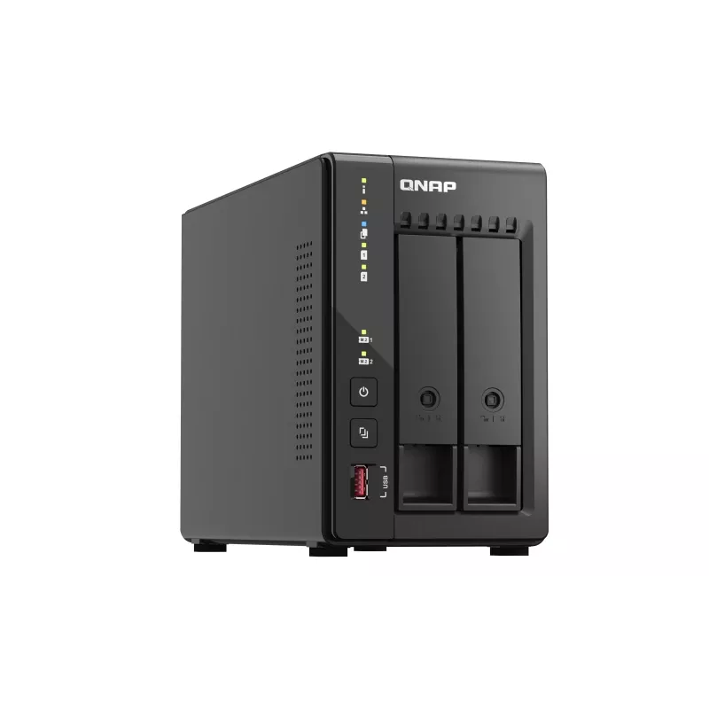NAS QNAP TS-253E torre Intel® Celeron® J6412 8 GB 0 TB QNAP QTS negro