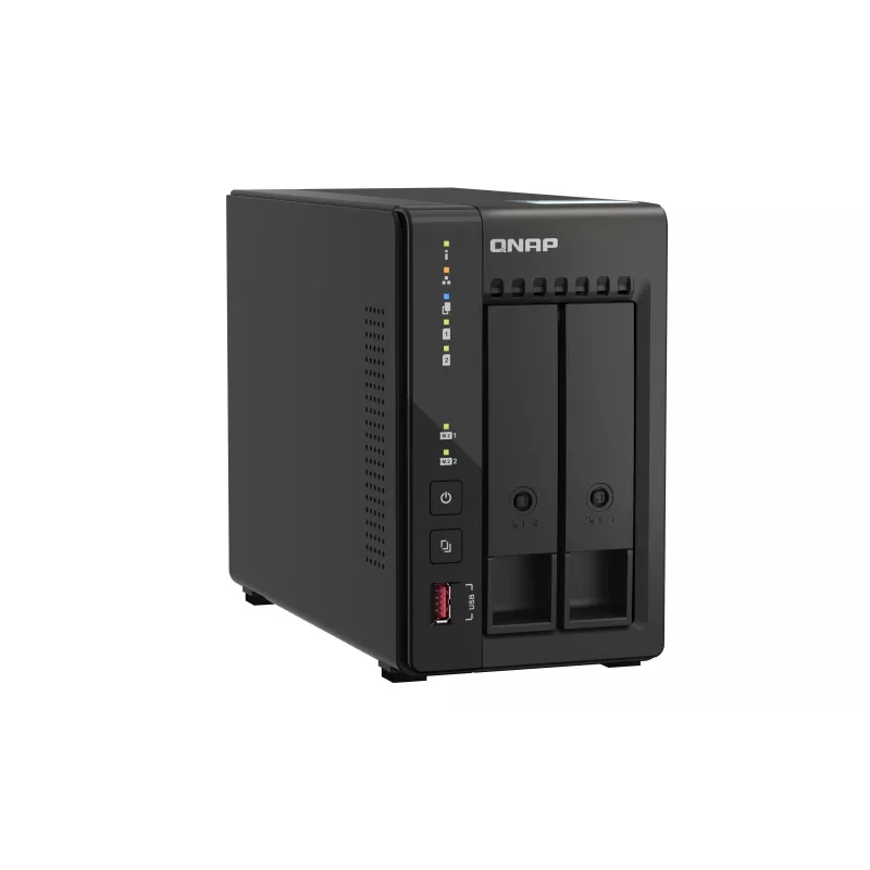 NAS QNAP TS-253E torre Intel® Celeron® J6412 8 GB 0 TB QNAP QTS negro