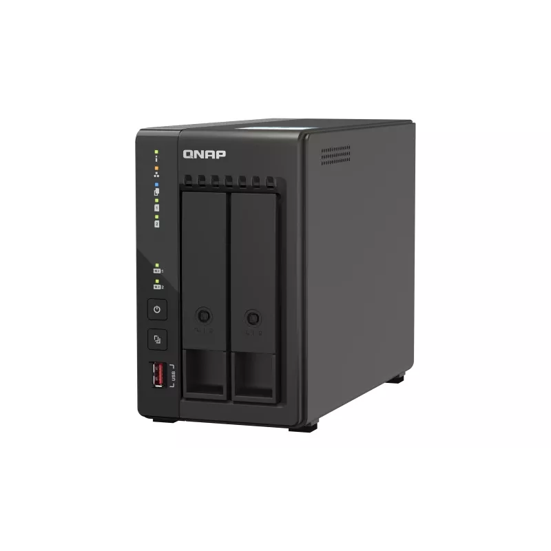 NAS QNAP TS-253E torre Intel® Celeron® J6412 8 GB 0 TB QNAP QTS negro