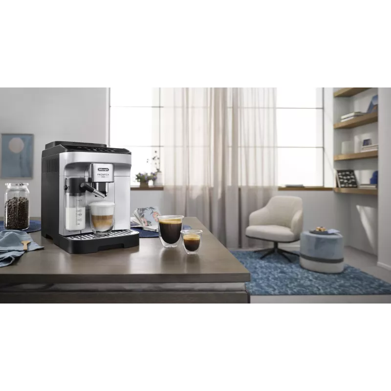 Cafetera De’Longhi Magnifica ECAM 290.61.SB — superautomática, depósito de agua de 1,8 l, control táctil, 1450 W, plata