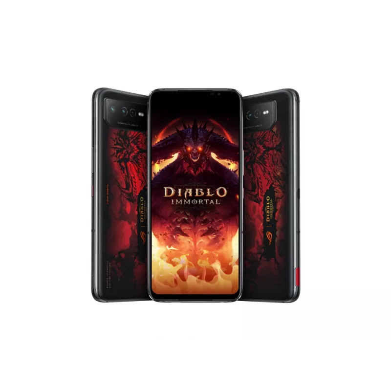 ASUS ROG Phone 6 Diablo Immortal Edition 17,2 cm (6,78 pulgadas) Dual SIM Android 12 5G USB Type-C 16 GB 512 GB 6000 mAh negro, rojo