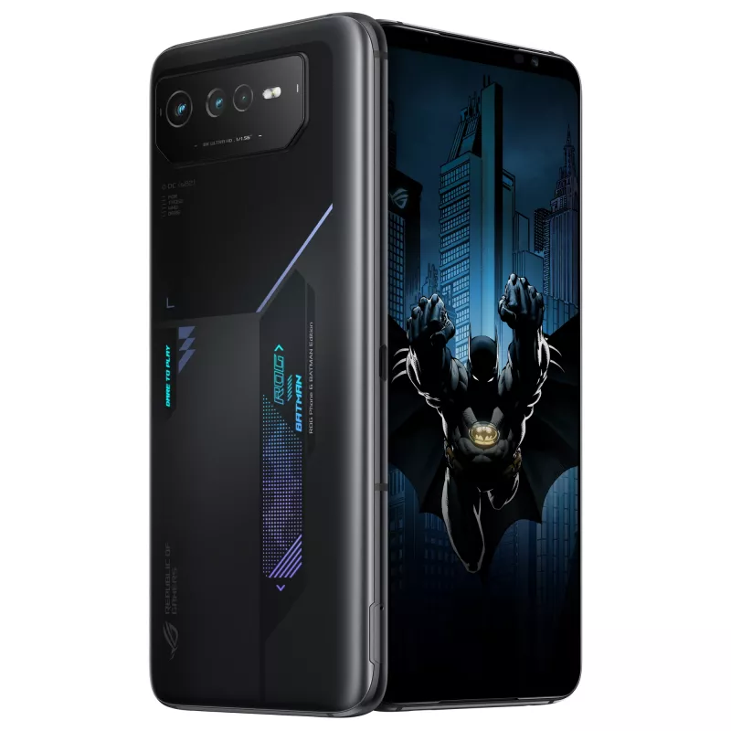 ASUS ROG Phone 6D Batman Edition, 12 GB/256 GB, 6,78 pulgadas, Night Black