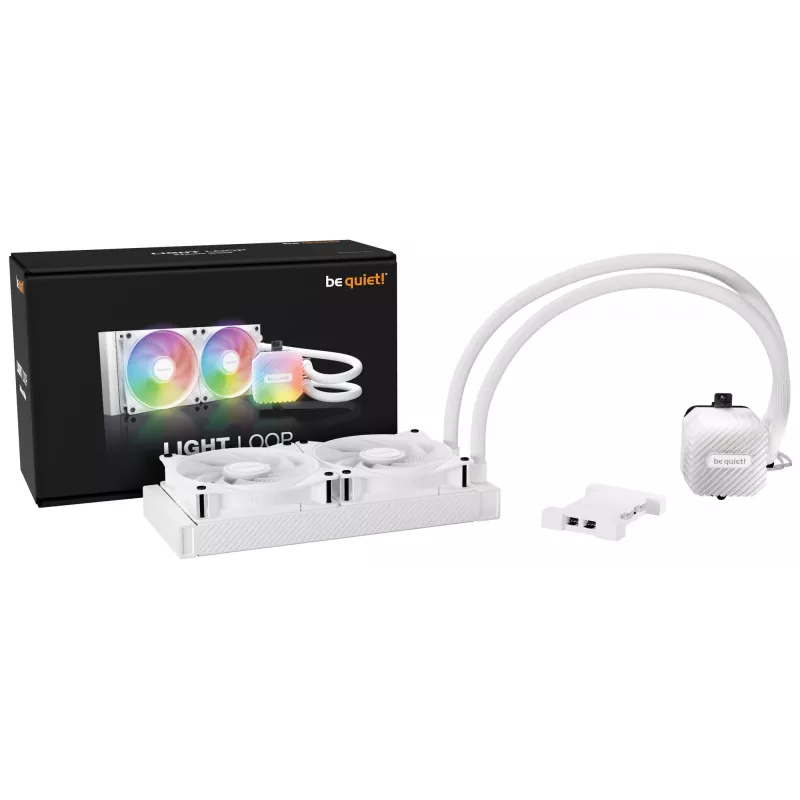be quiet! LIGHT LOOP 240mm blanco refrigeración líquida todo en uno para procesador 12 cm 1 ud.