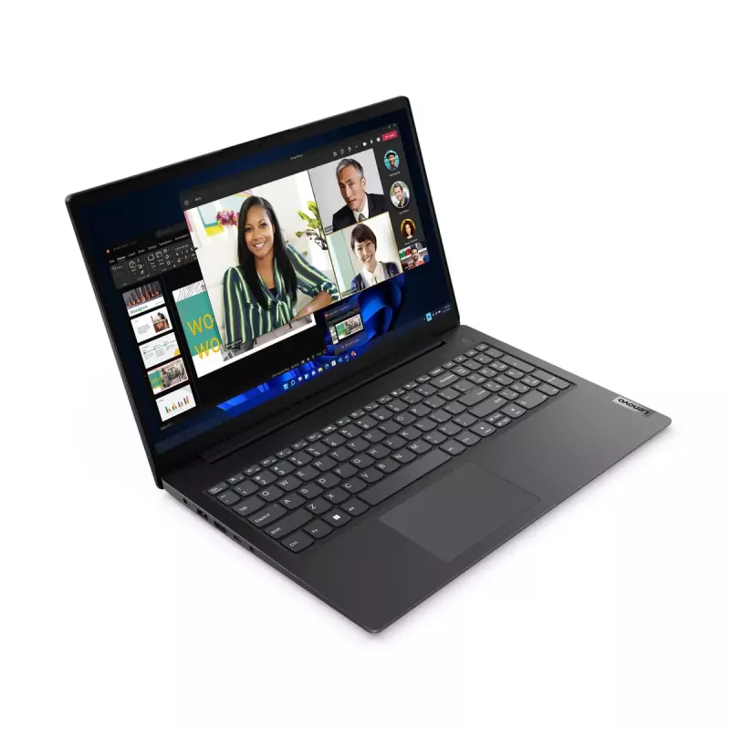 Portátil Lenovo V V15 AMD Ryzen 5 7520U, 15,6 pulgadas Full HD, 16 GB LPDDR5, 512 GB SSD, AMD Radeon 610M, Windows 11 Pro, negro