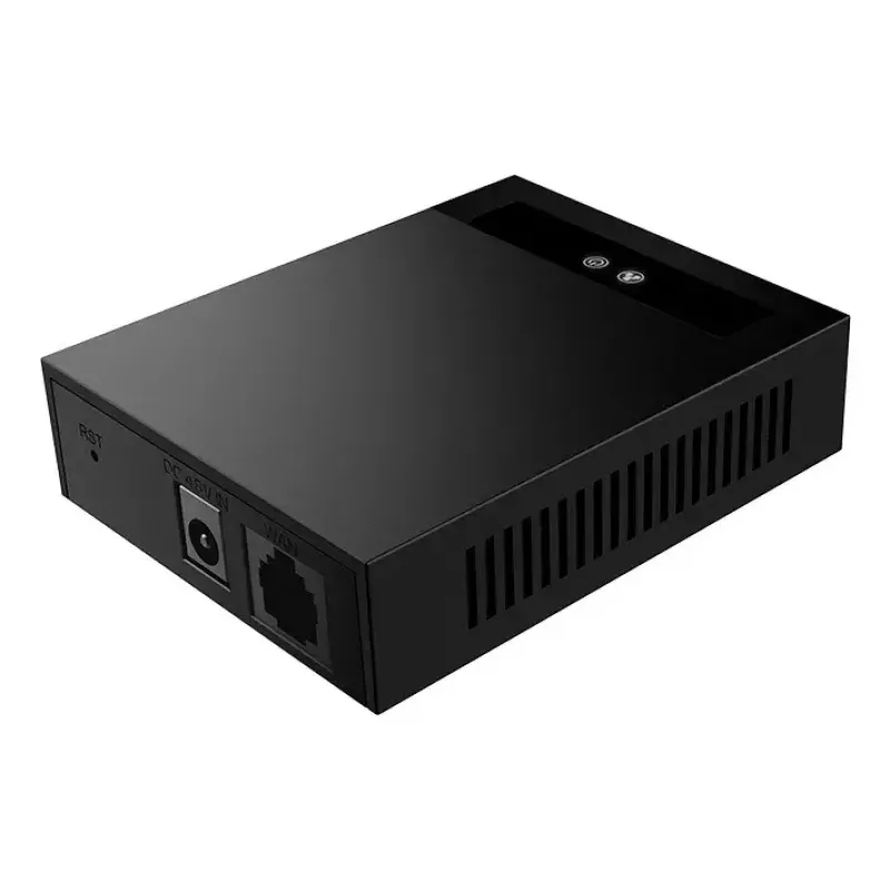 Fanvil PN1 convertidor de medios de red 100 Mbit/s negro
