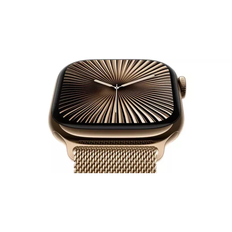 Smartwatch Apple Watch Series 10 GPS + Cellular 46mm carcasa de titanio pizarra con correa Milanesa pizarra - S/M