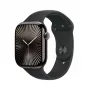 APPLE Watch Series 10 GPS + Cellular 46mm carcasa de titanio pizarra con correa deportiva negra - M/L
