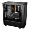 be quiet! PURE BASE 501 Airflow Window BGW74 caja de PC Midi Tower, ATX, ventana de cristal templado, 2 ventiladores PWM de 140 mm, radiador de hasta 360 mm, 2x 3,5″ + 5x 2,5″, 2x USB 3.0, USB 3.2 Gen 2 Type-C, negra