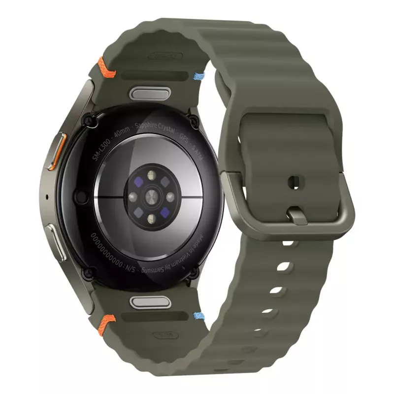 Samsung Galaxy Watch7 3,3 cm (1,3 inch) AMOLED 40 mm digital 432 x 432 píxeles pantalla táctil verde Wi-Fi GPS (satélite)