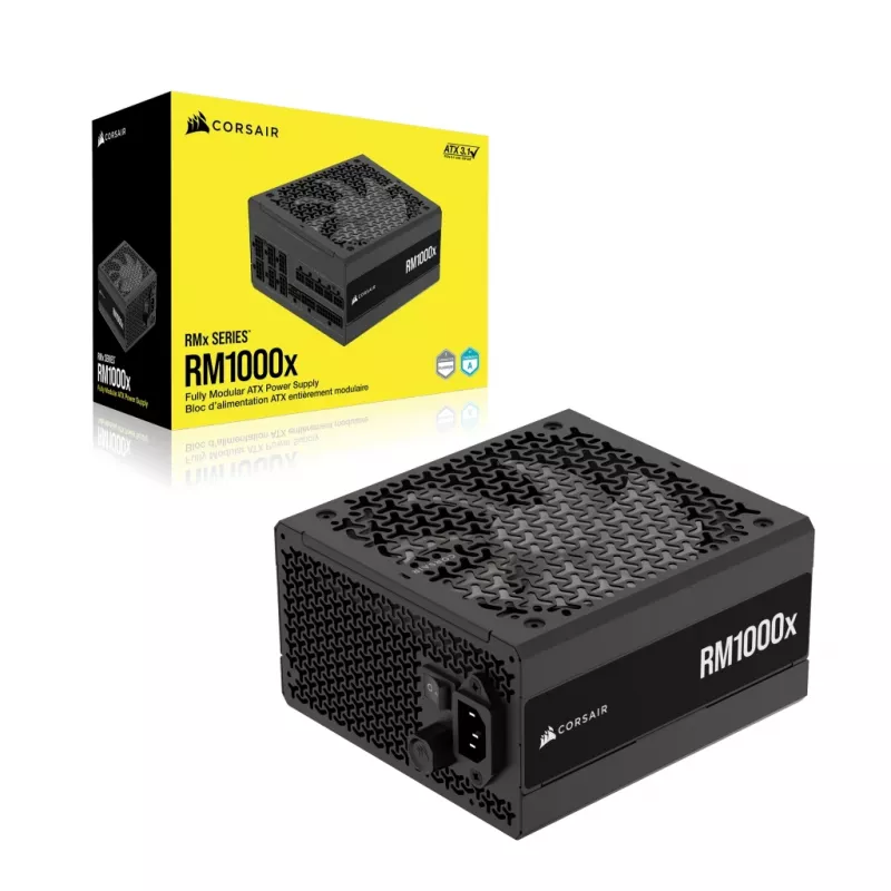 Fuente de alimentación CORSAIR - 1000W serie RMx RM1000x 24-Pin ATX negra