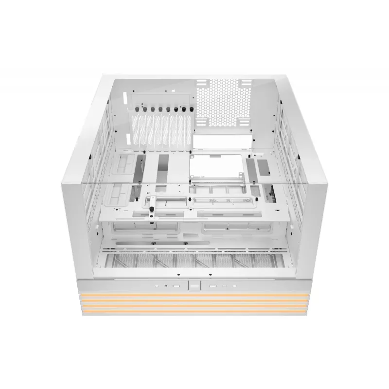 Caja de PC be quiet! LIGHT BASE 900 DX blanca torre Full — soporte ATX/EATX, panel lateral de cristal, Multi-RGB, GPU máx. 495 mm, altura disipador CPU 190 mm