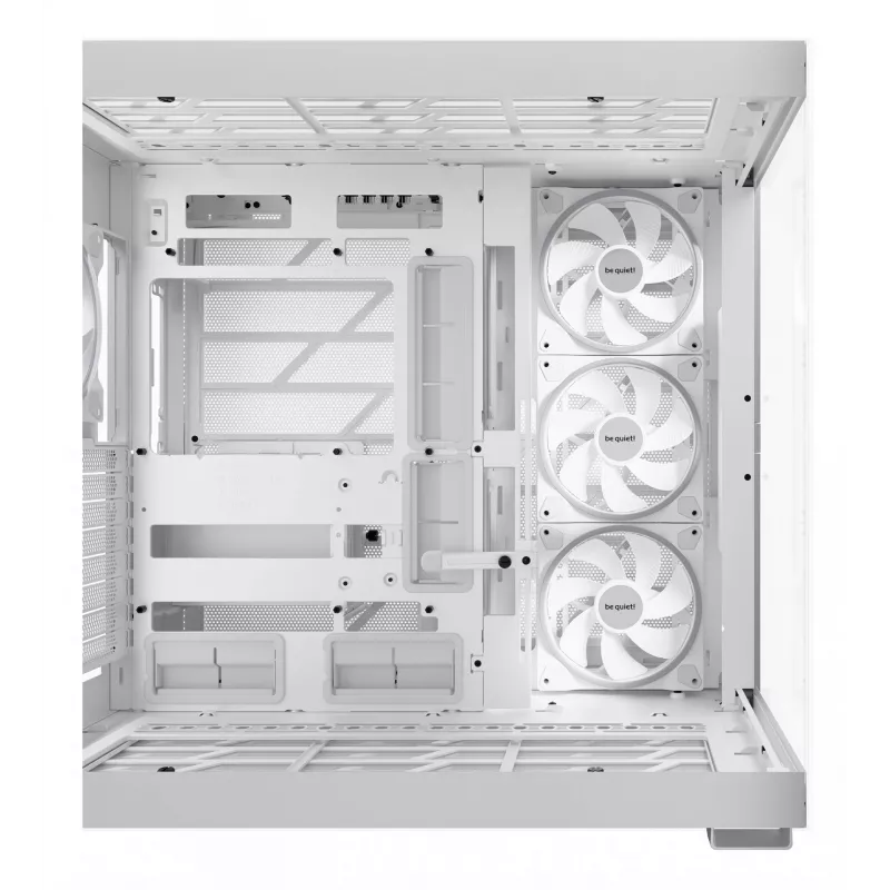Caja de PC be quiet! LIGHT BASE 900 DX blanca torre Full — soporte ATX/EATX, panel lateral de cristal, Multi-RGB, GPU máx. 495 mm, altura disipador CPU 190 mm