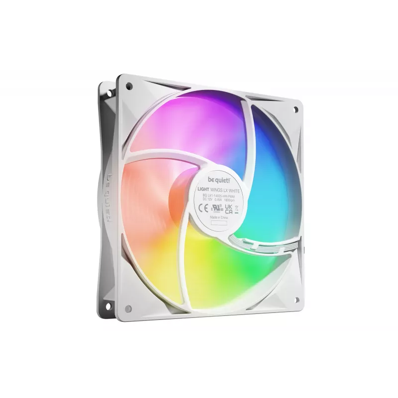 Ventilador para caja de PC be quiet! LIGHT WINGS LX 140mm PWM High Speed pack de 3 blanco 14 cm 3 uds.