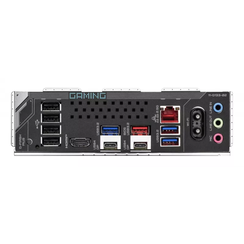 Placa base GIGABYTE X870 GAMING X WIFI7 - compatible con CPUs AMD Ryzen 9000, VRM de 16+2+2 fases, hasta 8000 MHz DDR5 (OC), 1xPCIe 5.0 + 2xPCIe 4.0, Wi-Fi 7, 2.5GbE LAN, USB 4