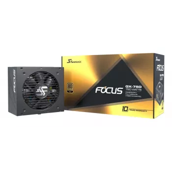 Fuente de alimentación SEASONIC Focus Gx 750 W 20+4 Pin ATX ATX Negro