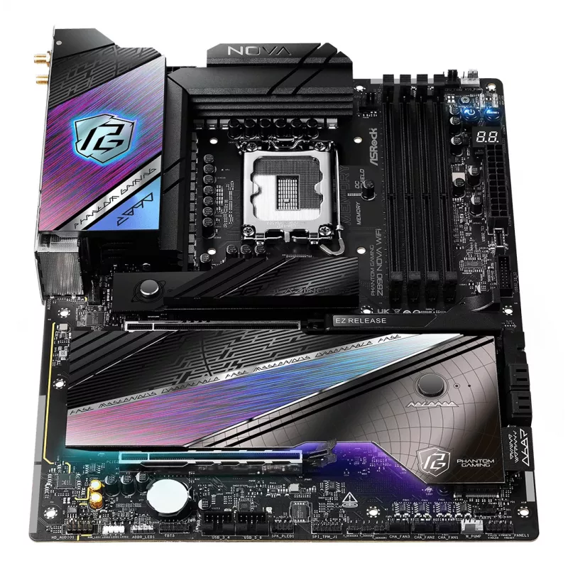 Placa base ASRock Z890 Nova Wifi LGA1851 Intel Z890 4 x DDR5 1 x HDMI 2.1 TMDS/FRL 8G 2 x Thunderbolt 4 ATX