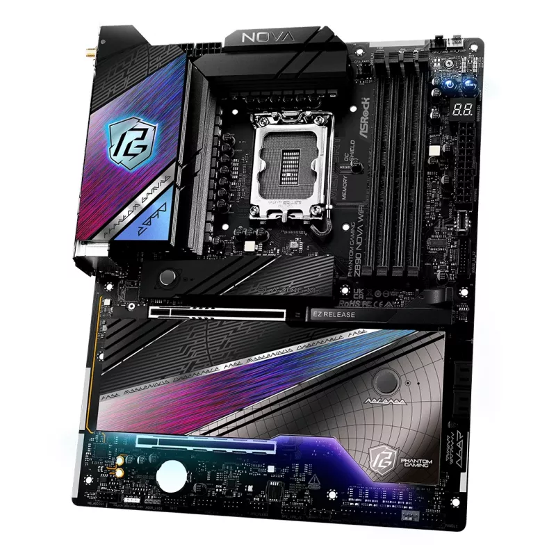 Placa base ASRock Z890 Nova Wifi LGA1851 Intel Z890 4 x DDR5 1 x HDMI 2.1 TMDS/FRL 8G 2 x Thunderbolt 4 ATX