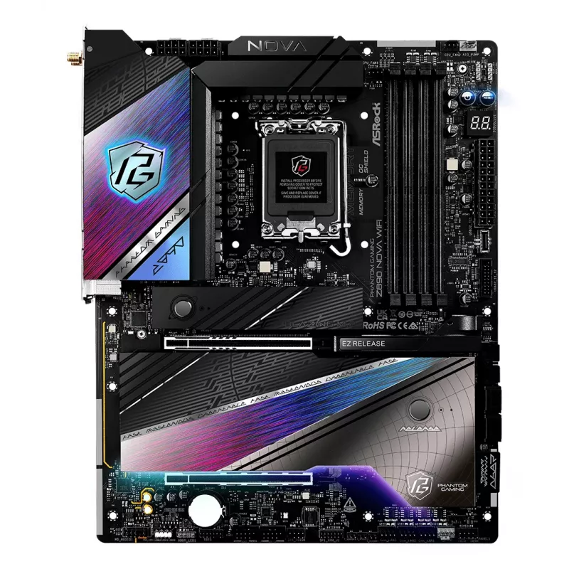 Placa base ASRock Z890 Nova Wifi LGA1851 Intel Z890 4 x DDR5 1 x HDMI 2.1 TMDS/FRL 8G 2 x Thunderbolt 4 ATX