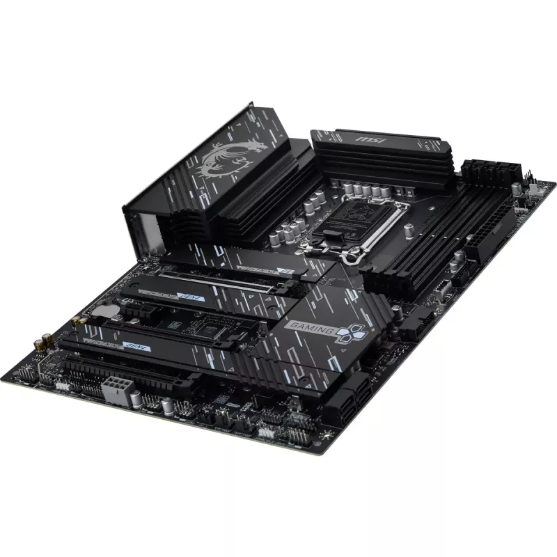 Placa base MSI Z890 GAMING PLUS WIFI — Intel Z890, LGA 1851, ATX, DDR5, 4x DIMM, Wi‑Fi 7, 5Gb LAN, 4x M.2