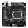 Placa base GIGABYTE B650I AX - CPUs AMD Ryzen Serie 9000, 5+2+1 fases VRM, hasta 6400 MHz DDR5 (OC), 1x PCIe 4.0 M.2, 2,5 GbE LAN, WLAN 6E, USB 3.2 Gen 2