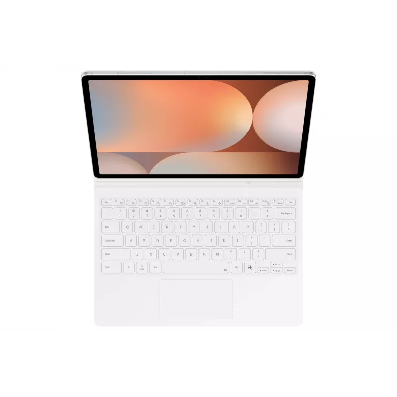 Samsung EF-DX825 QWERTZ alemán Pogo Pin blanco
