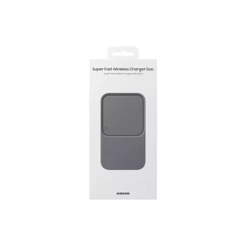Cargador inalámbrico Samsung EP-P5400, 15 W, gris, cargador USB para interiores, compatible con auriculares, smartphones y smartwatches