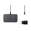 Cargador inalámbrico Samsung EP-P5400, 15 W, gris, cargador USB para interiores, compatible con auriculares, smartphones y smartwatches