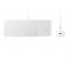 Cargador inalámbrico Samsung Trio auriculares, smartphone, smartwatch blanco USB carga inalámbrica carga rápida interiores