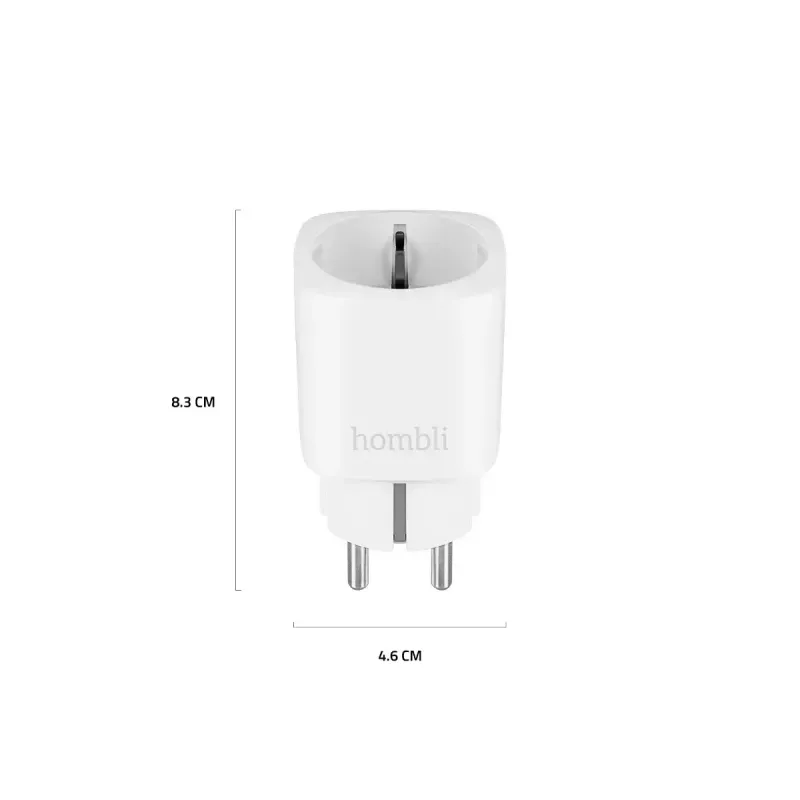 Hombli HBSS-0109 enchufe inteligente EU, Wi-Fi, para interior, blanco, de plástico