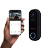 Timbre inteligente Hombli Pack negro blanco IP65 inalámbrico 1080p