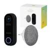 Timbre inteligente Hombli Pack negro blanco IP65 inalámbrico 1080p